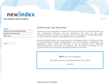 Tablet Screenshot of newindex.ch